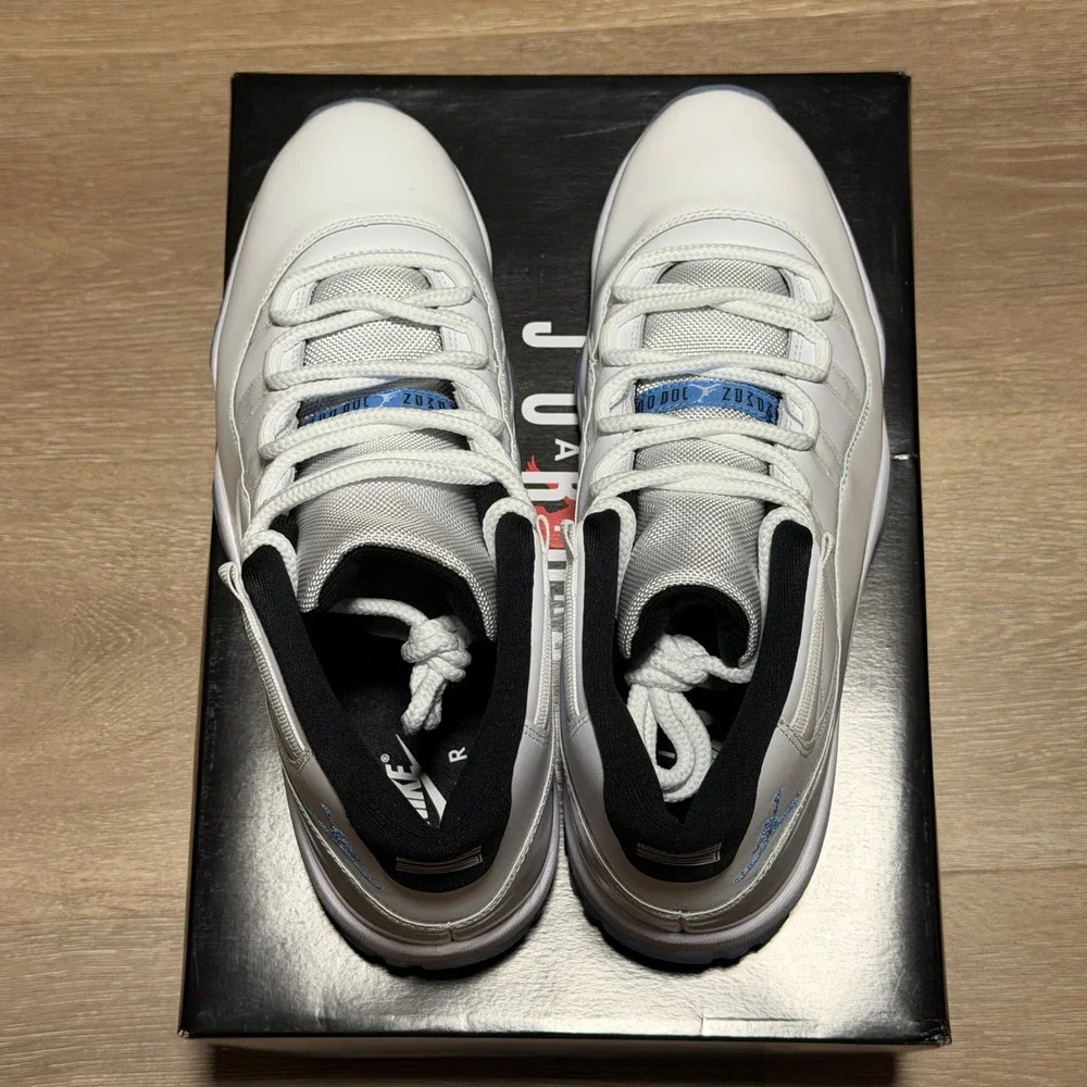 Air Jordan 11 Retro Columbia Legend Blue White Mens Size 11 CT8012-104 2024